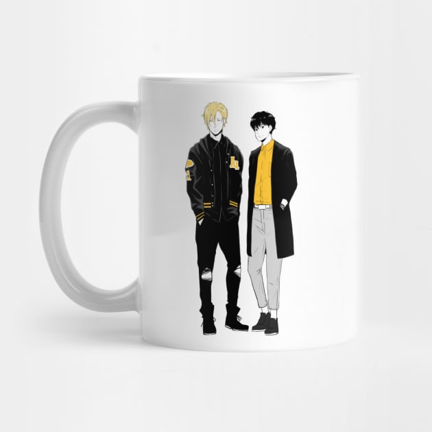 Banana Fish - Ash and Eiji by MykaAndSalmon